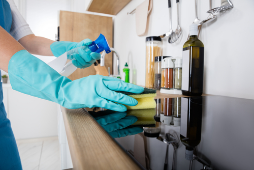 What is a professional house cleaning checklist