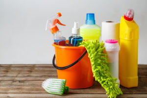 What are some must-have supplies for home cleaning