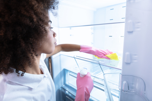 How do I deep clean my kitchen appliances