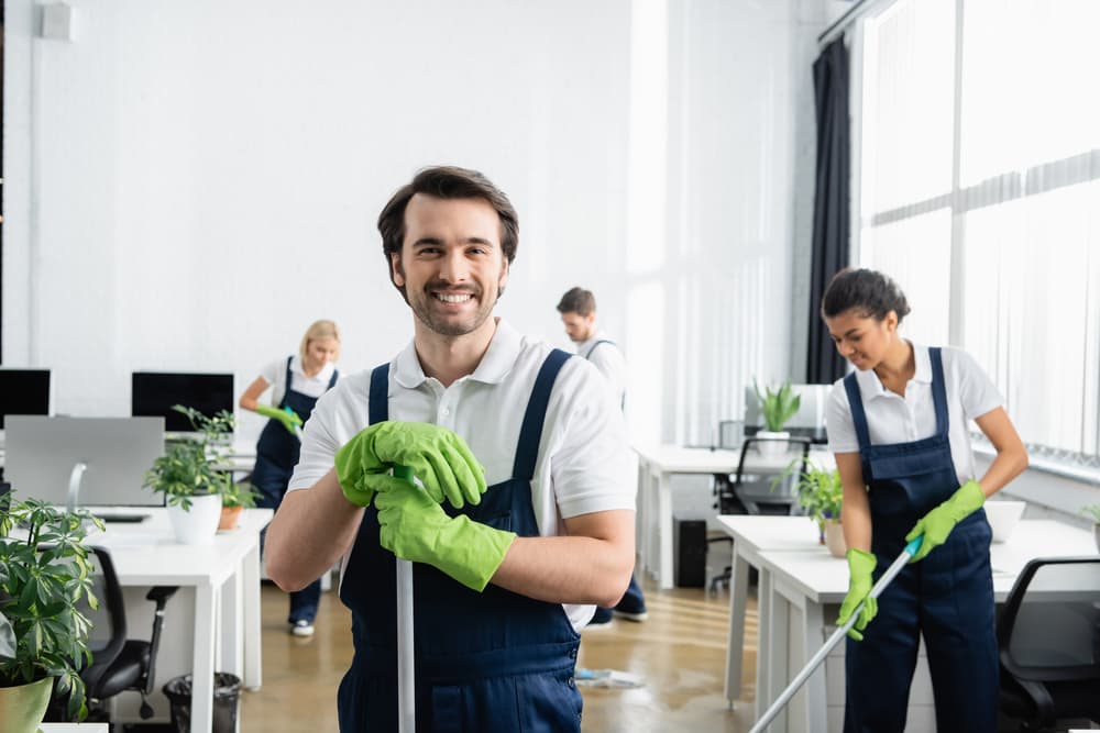 What is an example of a commercial cleaning service